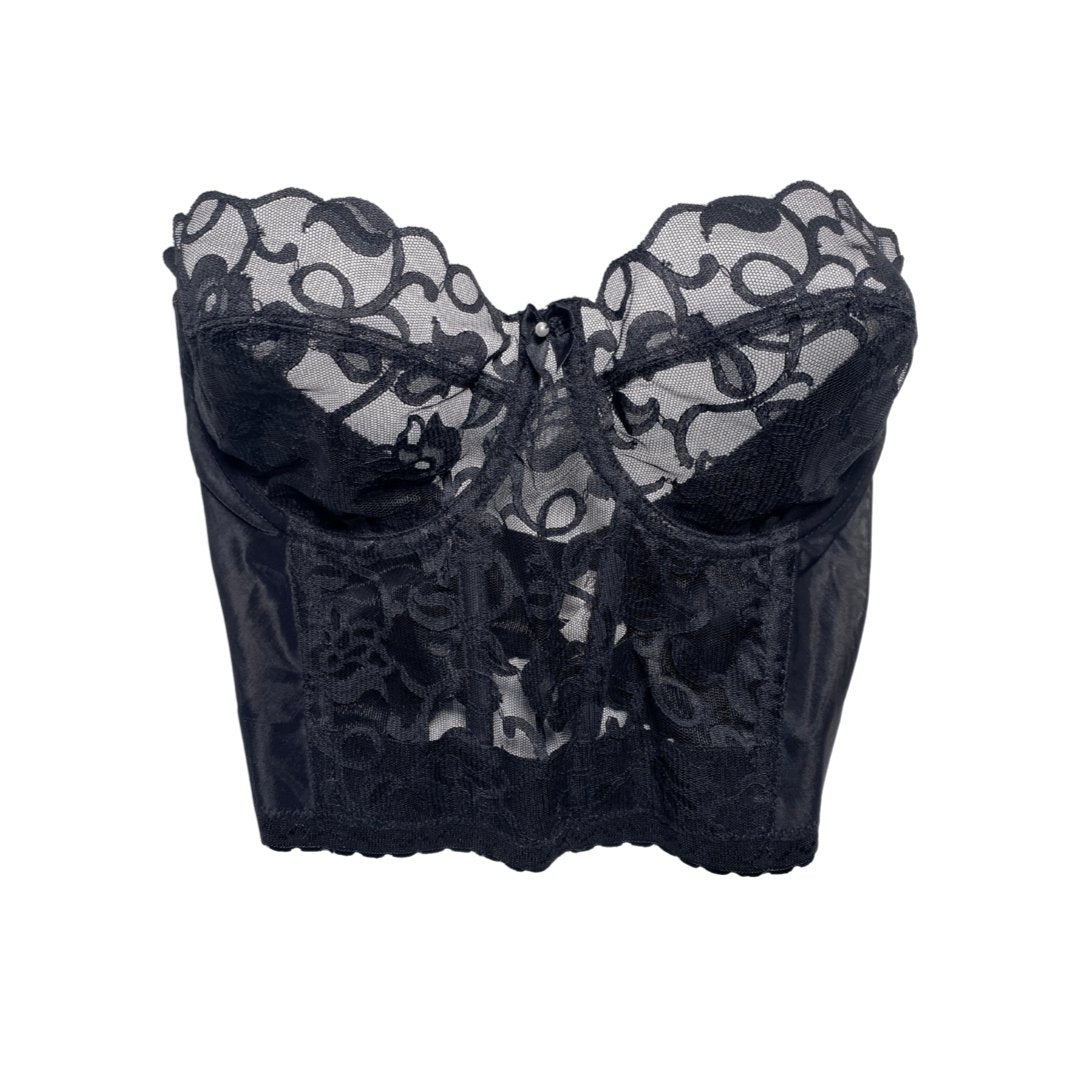 Noire Lace Vintage Bustier – Unorthodox by Essence