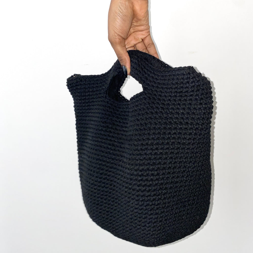reworked Onyx Knit Bag - Unorthodox by Essence
